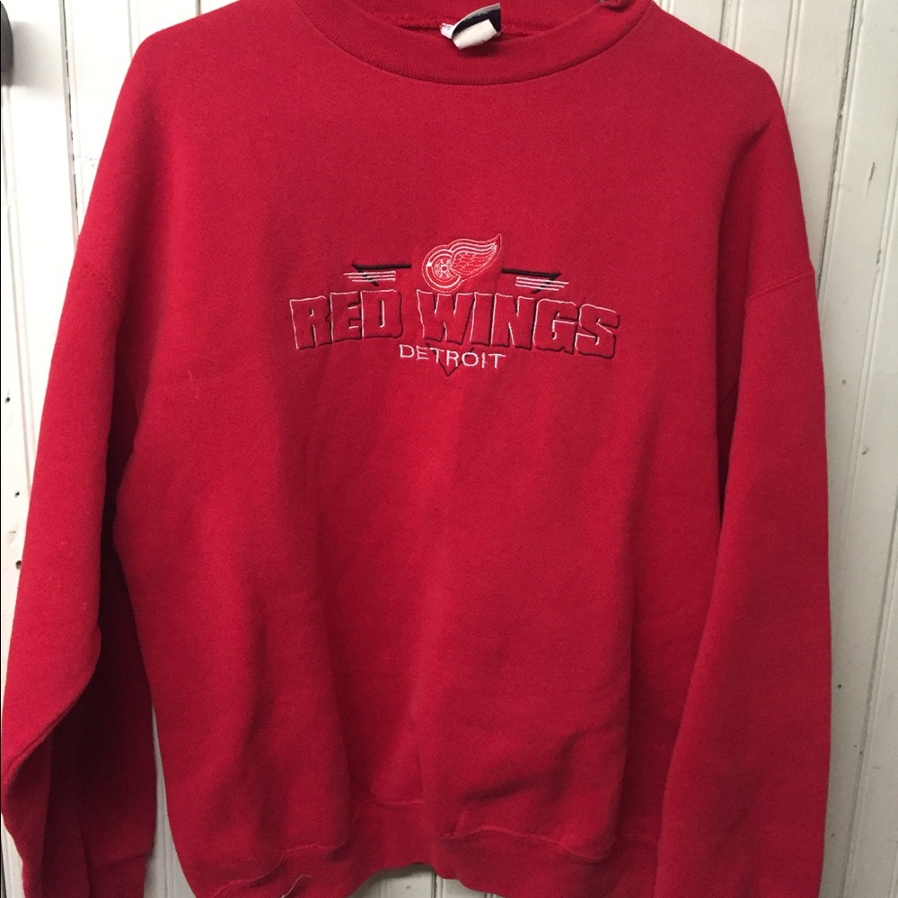 Vintage Detroit Red Wings Crewneck Sweatshirt